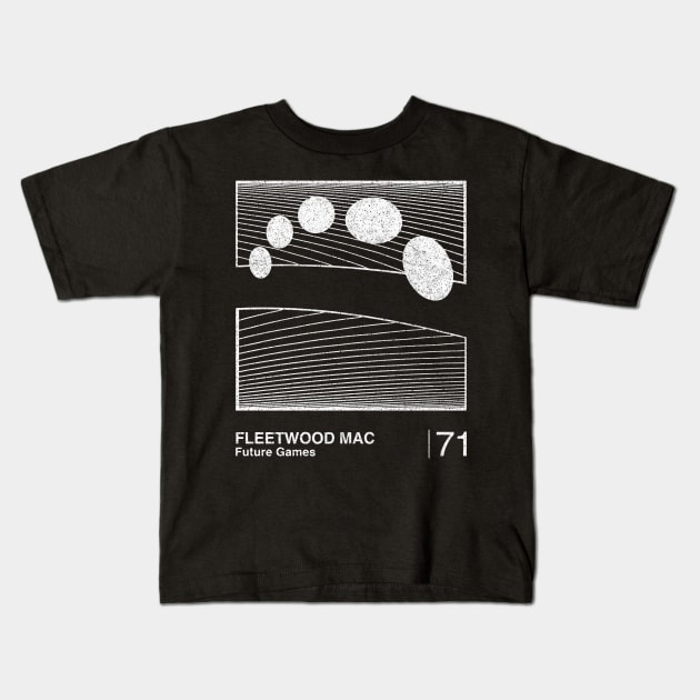 Fleetwood Mac / Minimalist Style Graphic Fan Artwork Design Kids T-Shirt by saudade